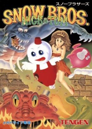 Snow Bros. : Nick & Tom [Japan] - Sega Genesis/MegaDrive